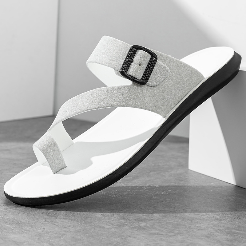 2026 New Summer Handmade Leath - Flip Flop Beach Men recension och pris