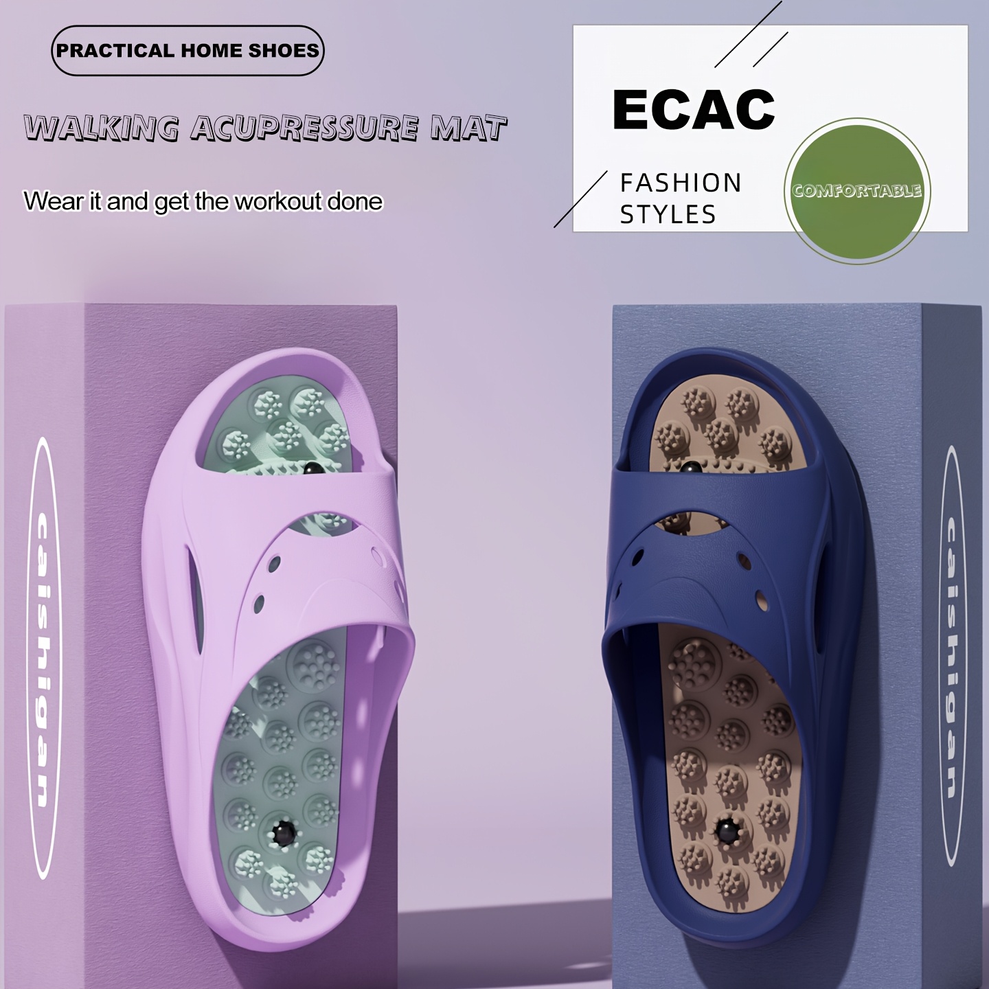Women Men EVA Massage Slippers - Flip Flop Beach Men recension och pris