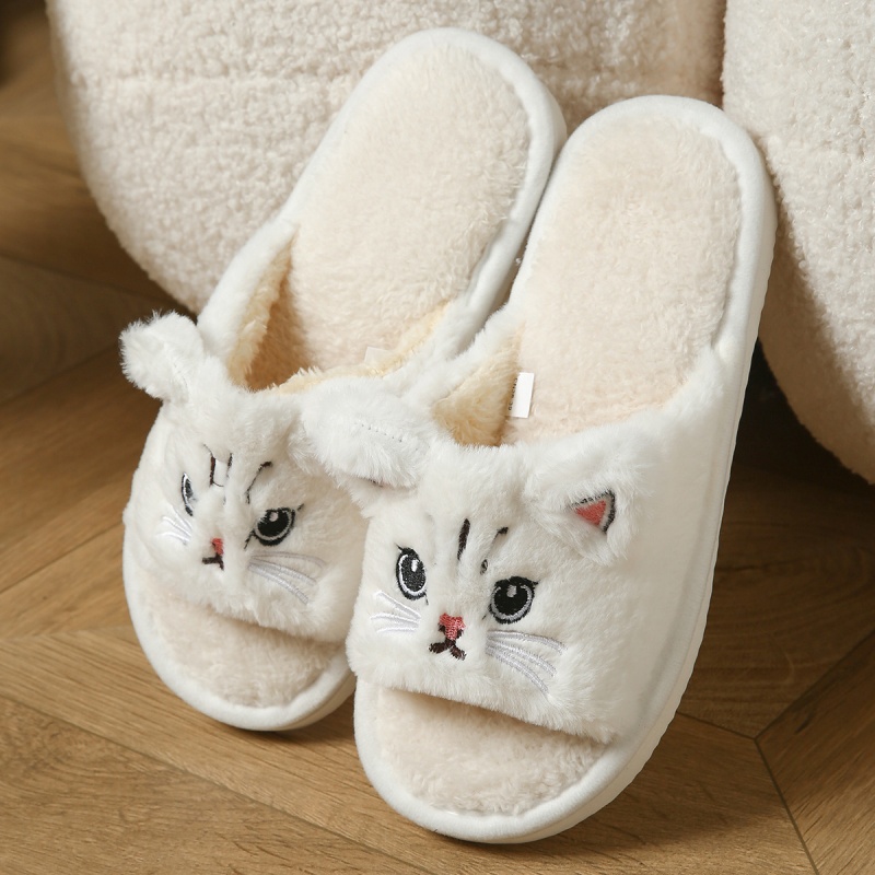 Cute Cat Plush Flip Flops For  - Flip Flop Beach Men recension och pris