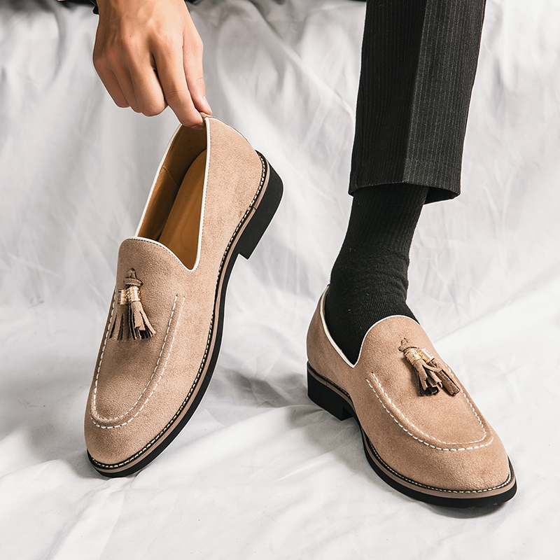 Italian Brand Cowhide Suede Po - Men Shoes Louboutin recension och pris